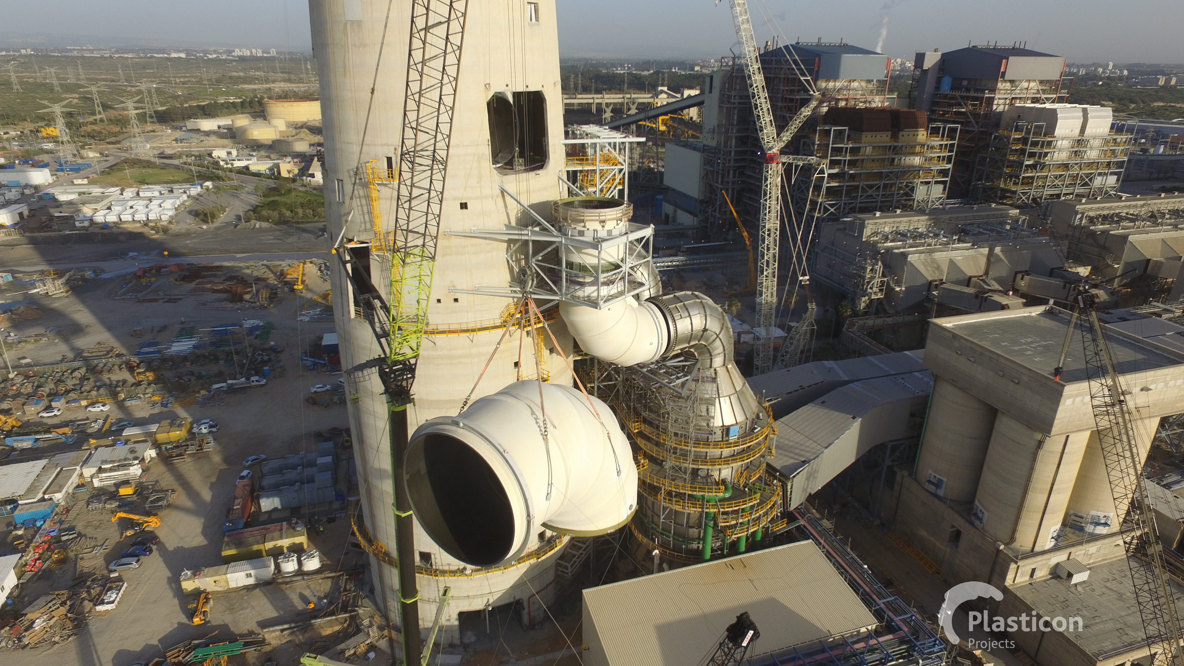 Plasticon Projects - FRP Scrubber Duct