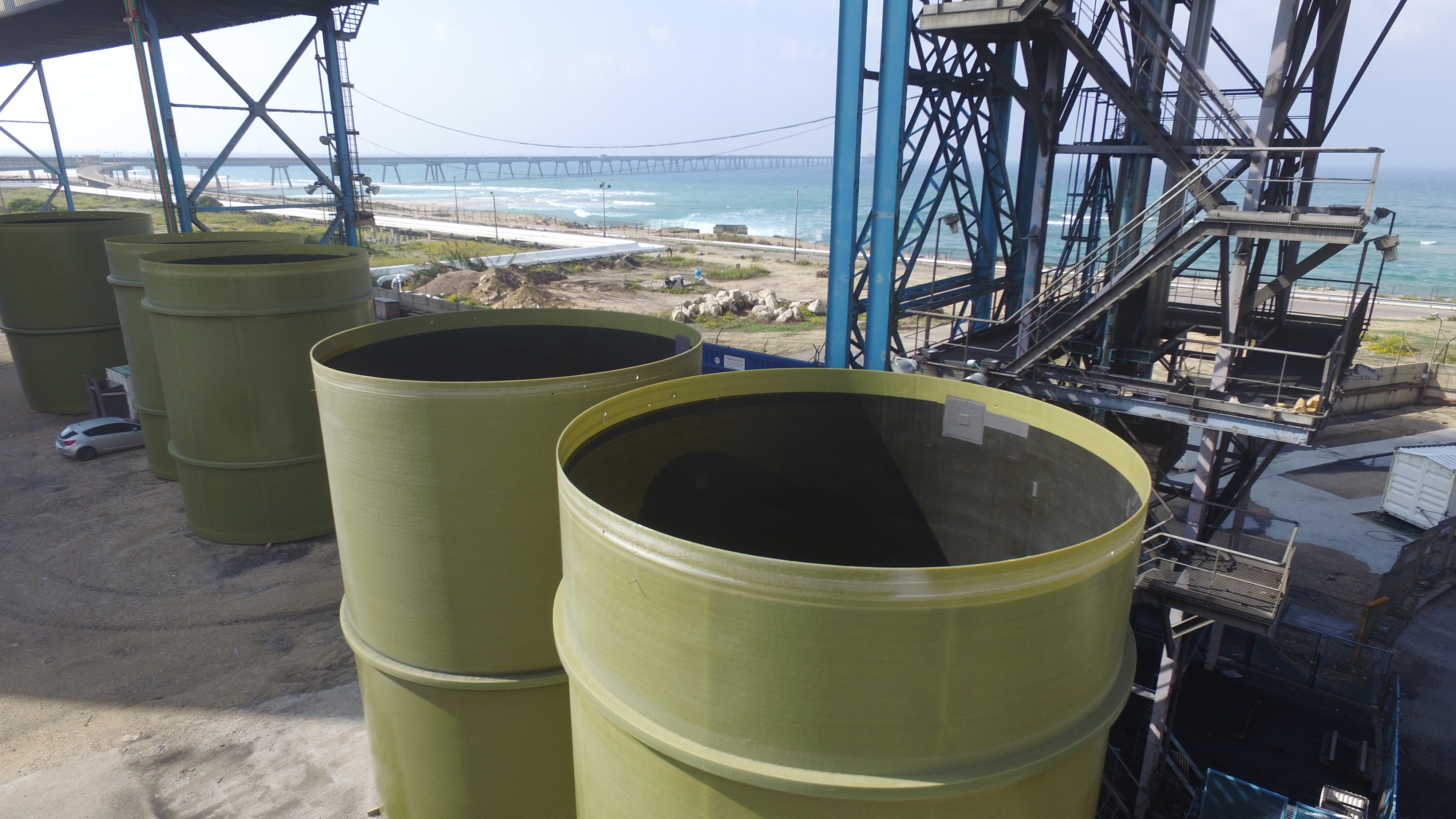 Plasticon Projects Full FRP Chimney liner, FGD process,…