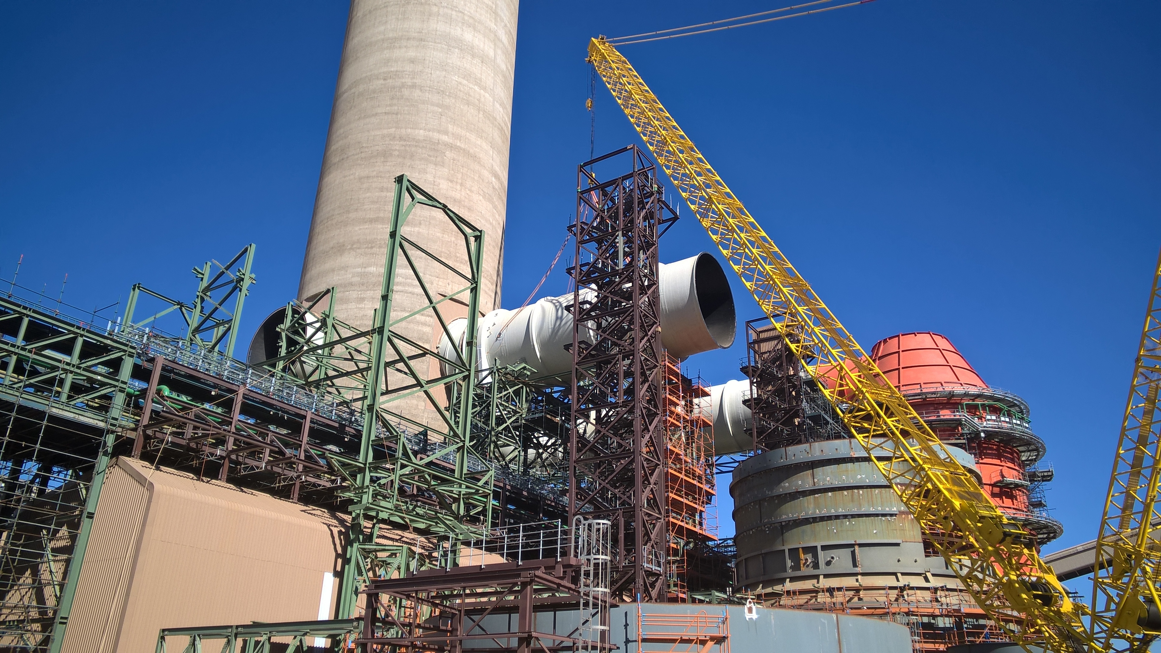 Plasticon Projects - FRP Chimney Stack & Duct