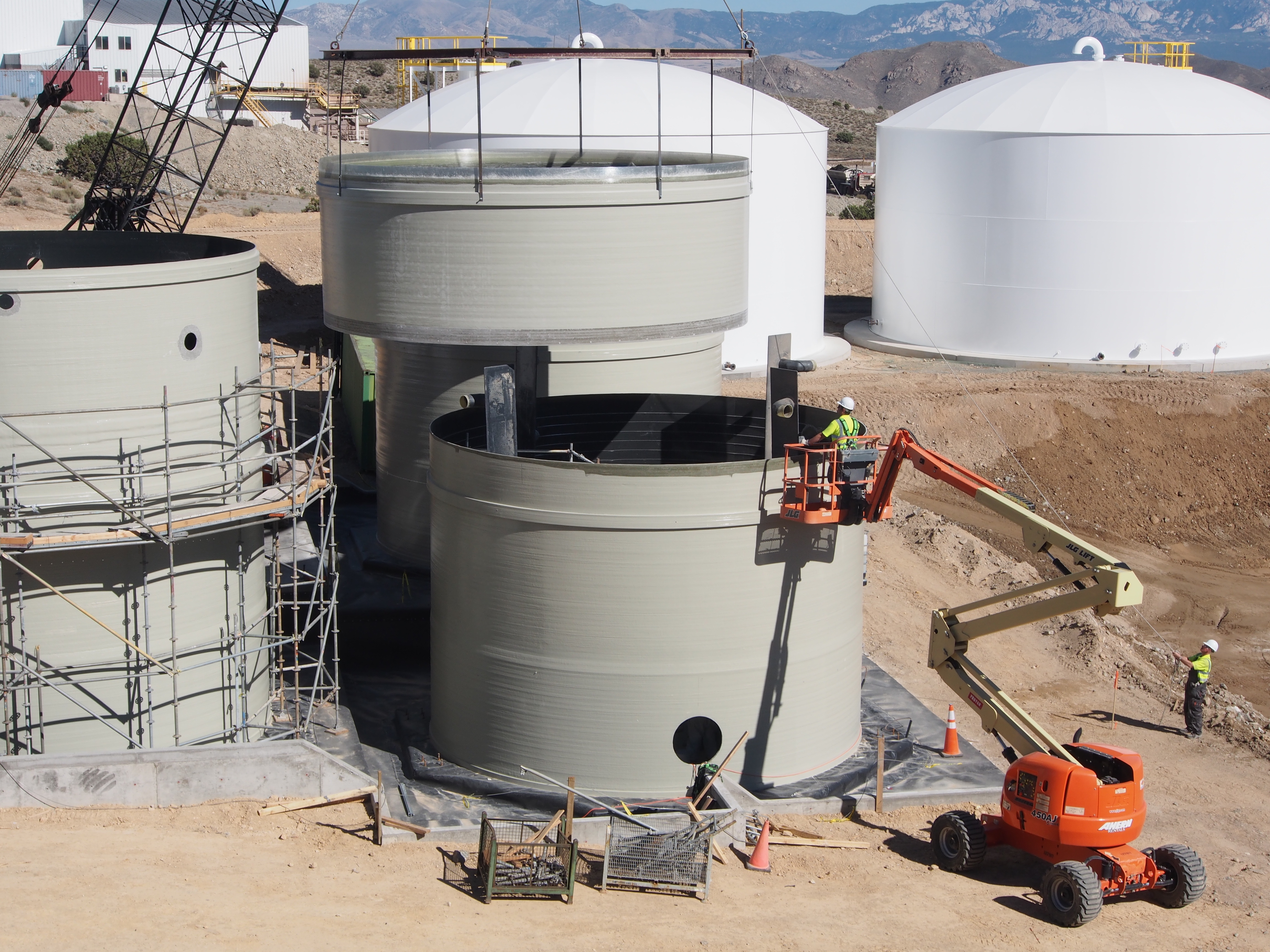 Plasticon Projects - Metals & Mining - Process Tanks