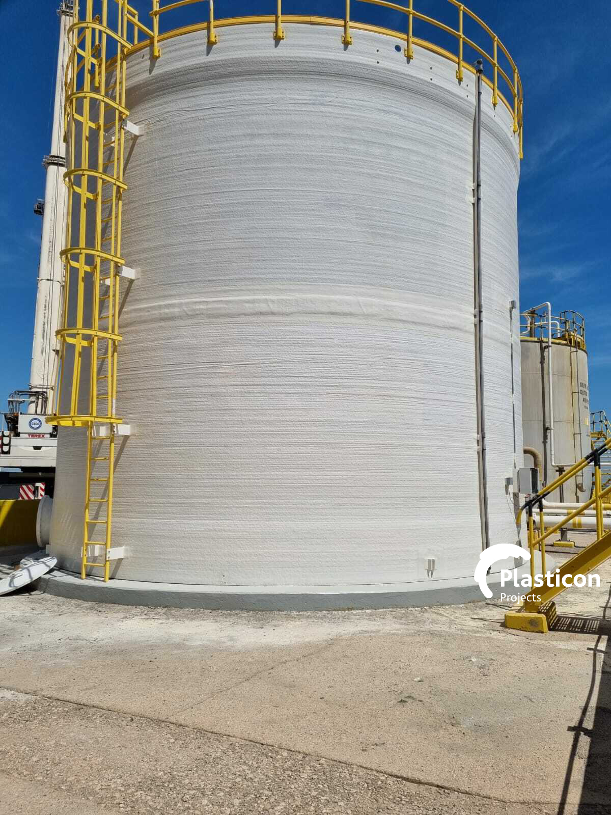 Plasticon Projects - FRP Storage Tank