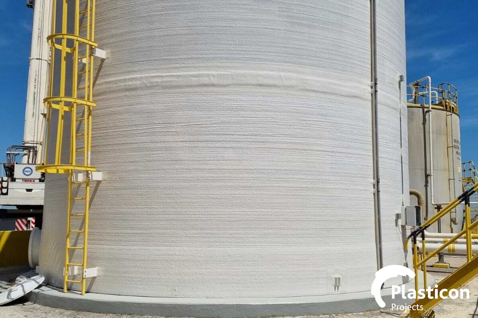 Plasticon Projects - FRP Storage Tank Plasticon Projects - FRP Storage Tank
