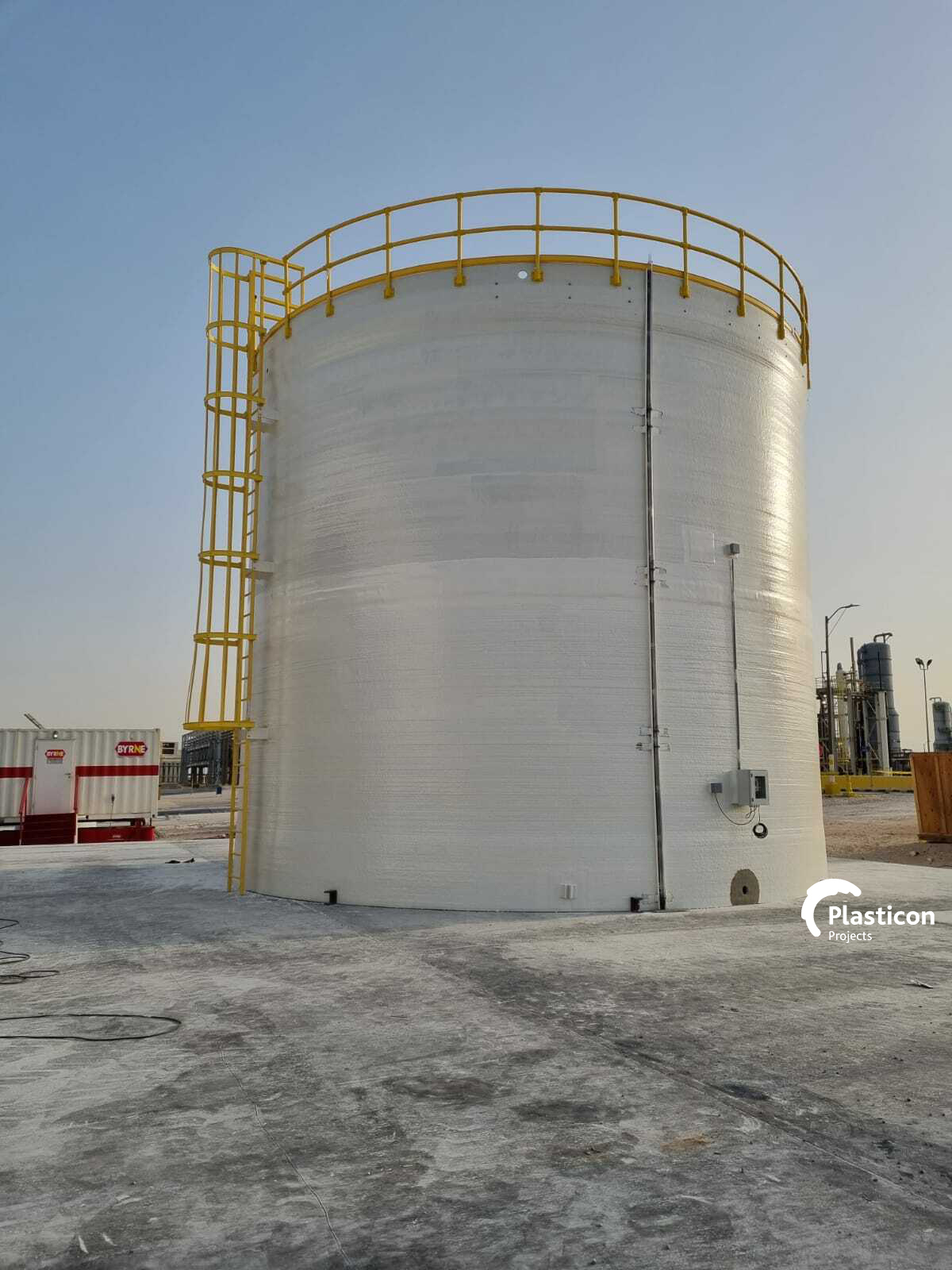 Plasticon Projects - FRP Storage Tank