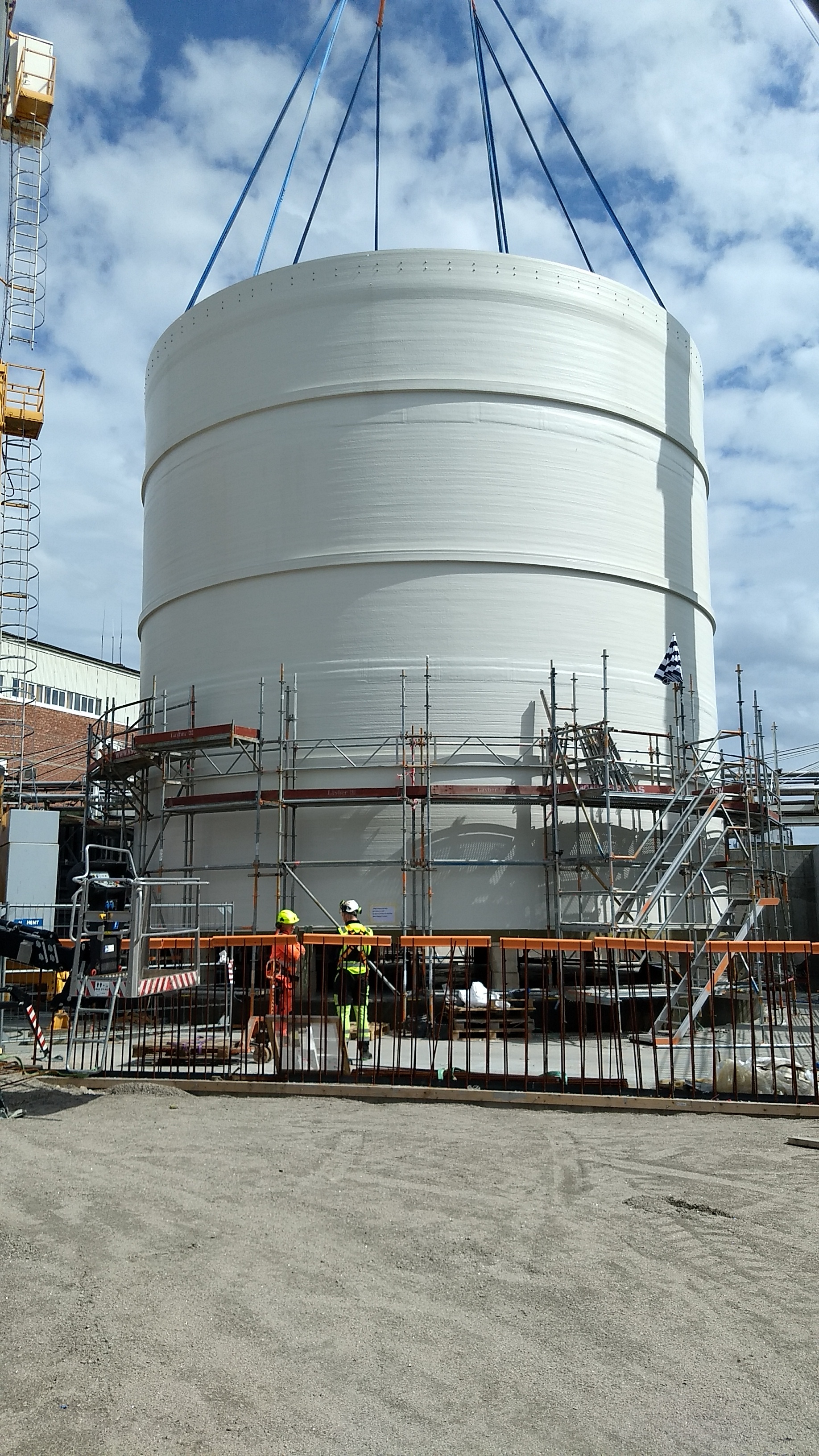 Plasticon Projects - FRP Storage Tank