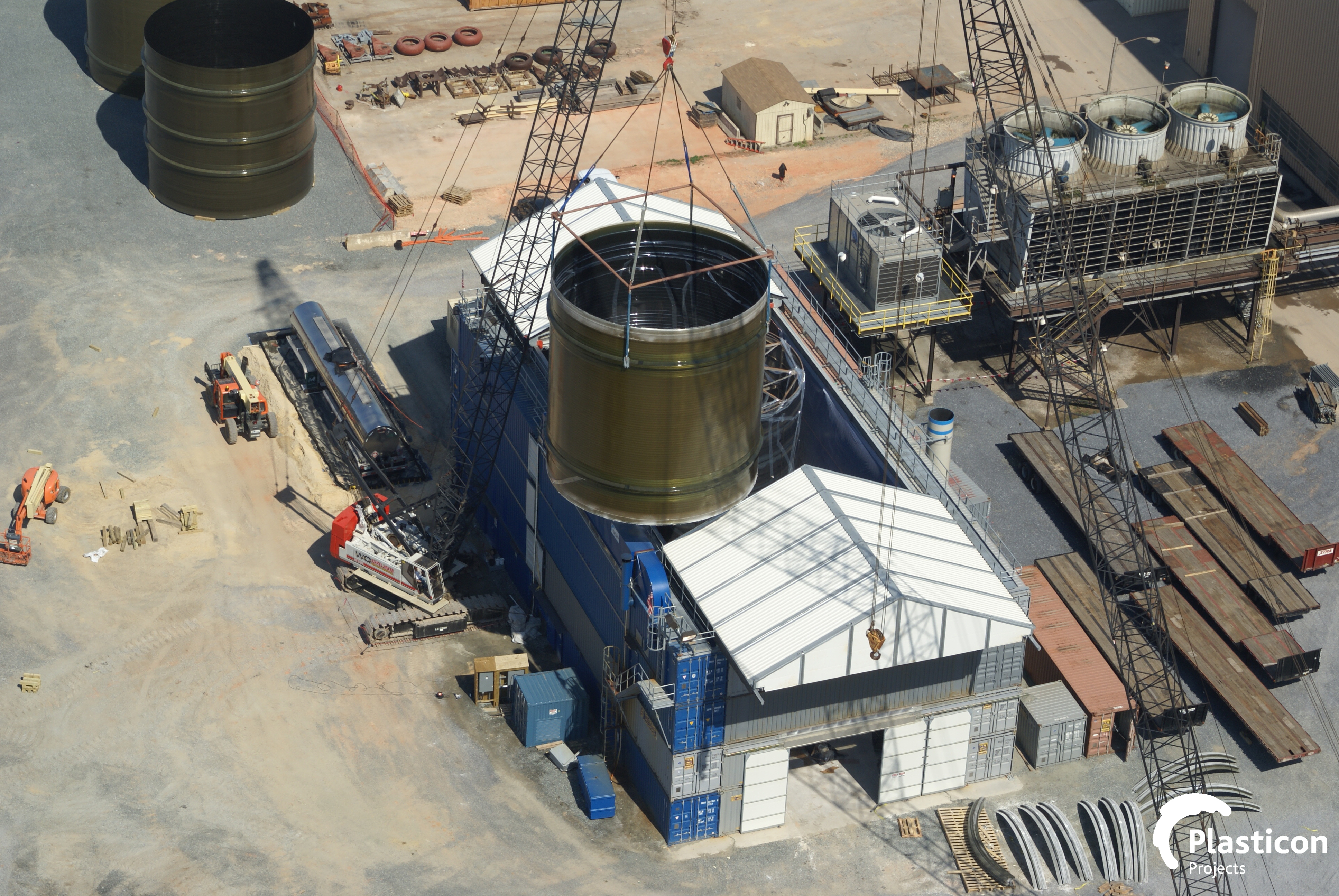 Plasticon Projects - FRP Field Fabrication