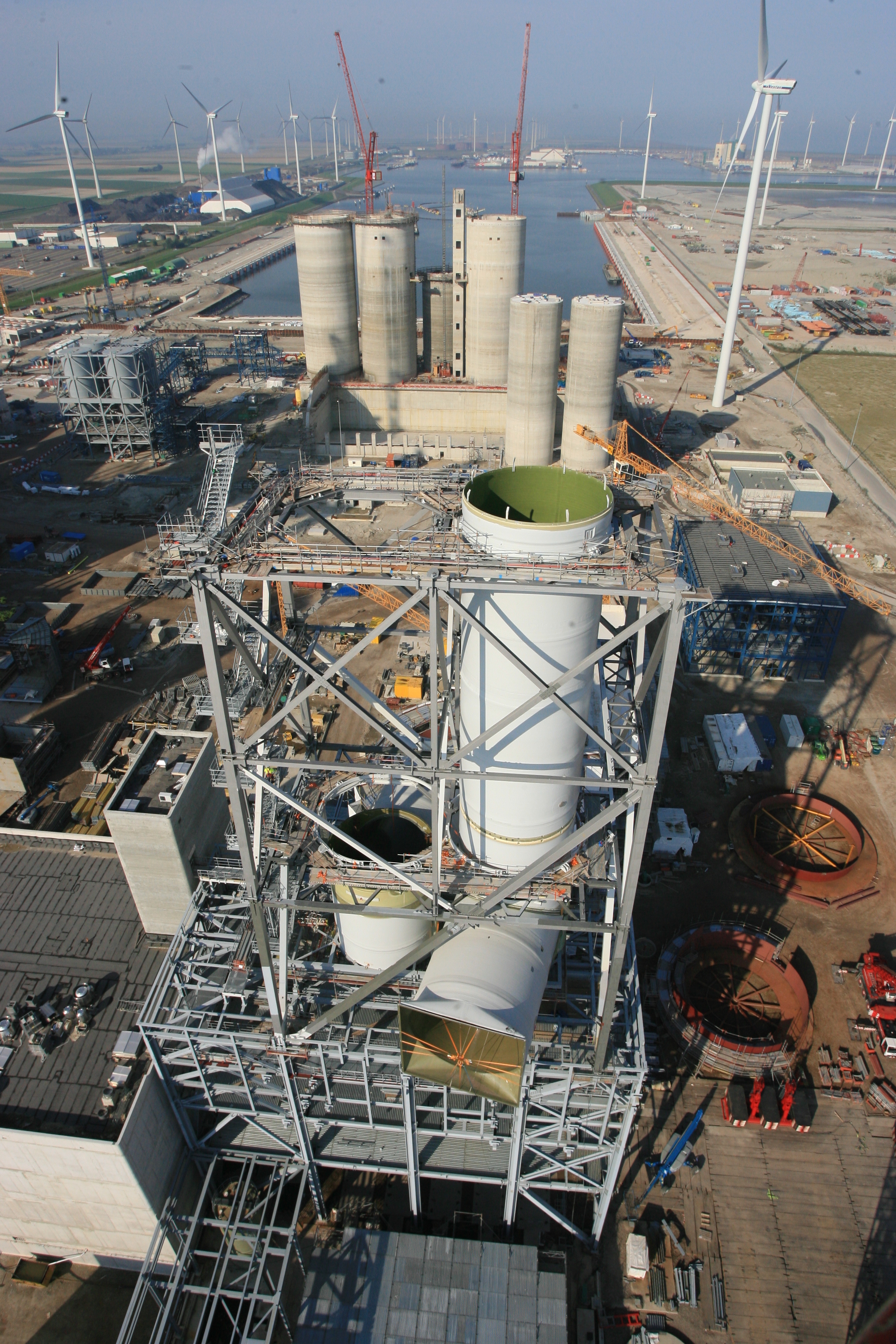Plasticon Projects - FRP Chimney Stack