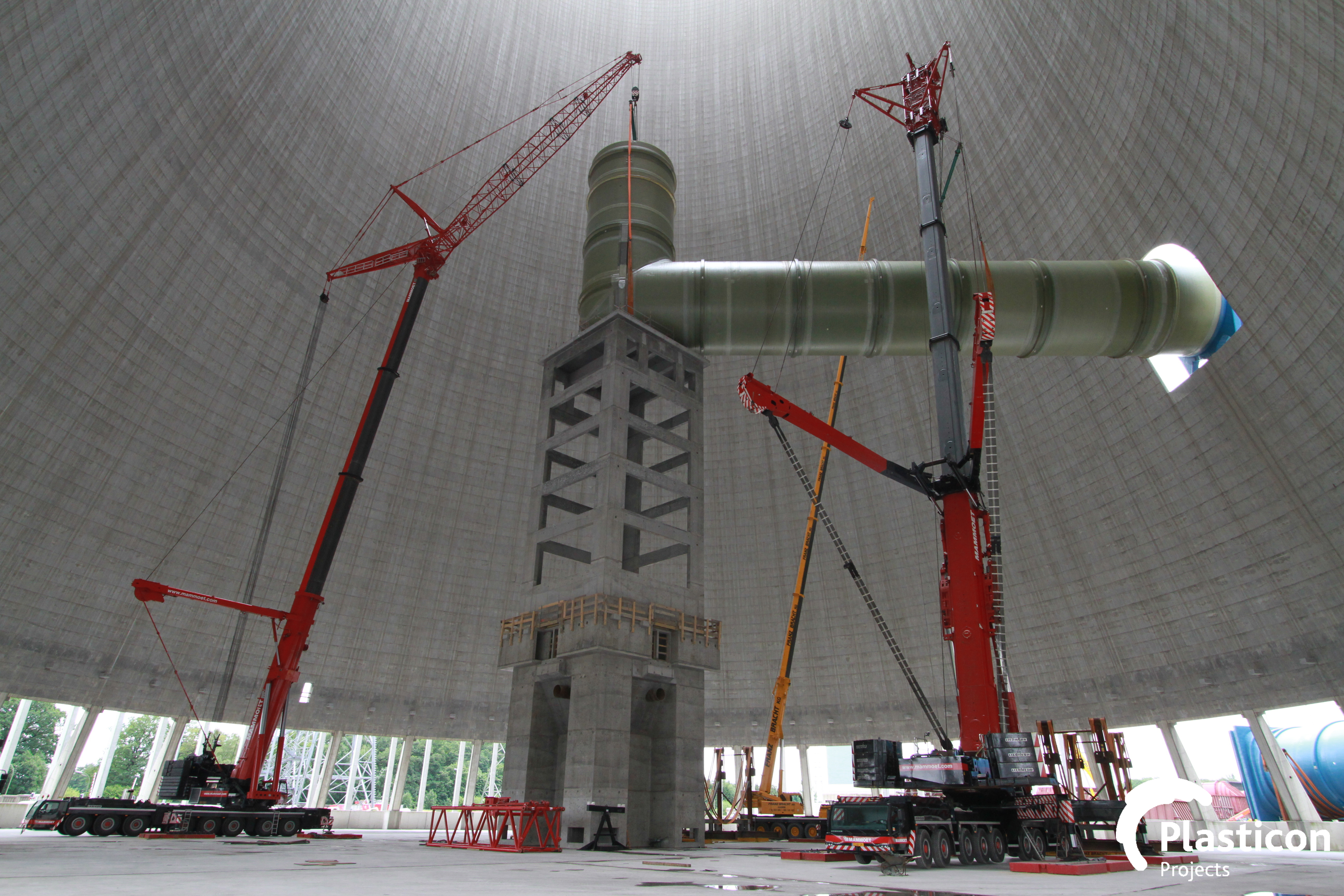 FRP Stack & Duct in Cooling Tower