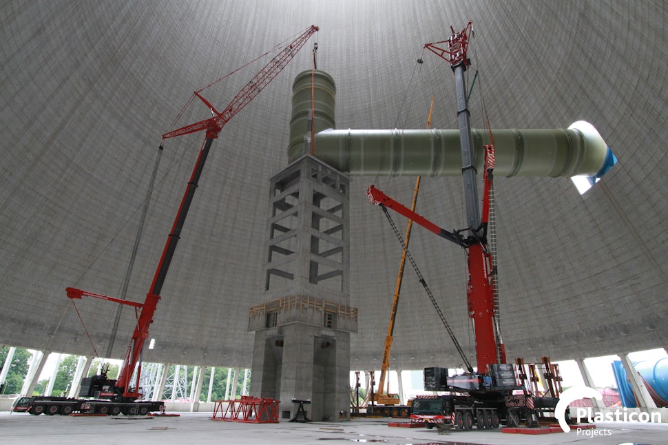 FRP Stack & Duct in Cooling Tower FRP Stack & Duct in Cooling Tower